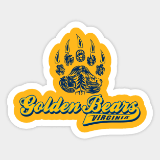 Golden Bears Logo #7 Sticker